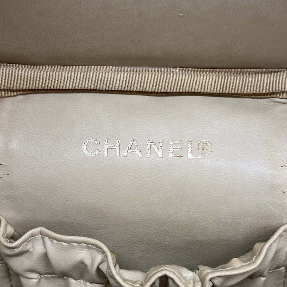 Chanel handbag/vanity bag, caviar leather, yellow, women's. - Picture 5 of 12